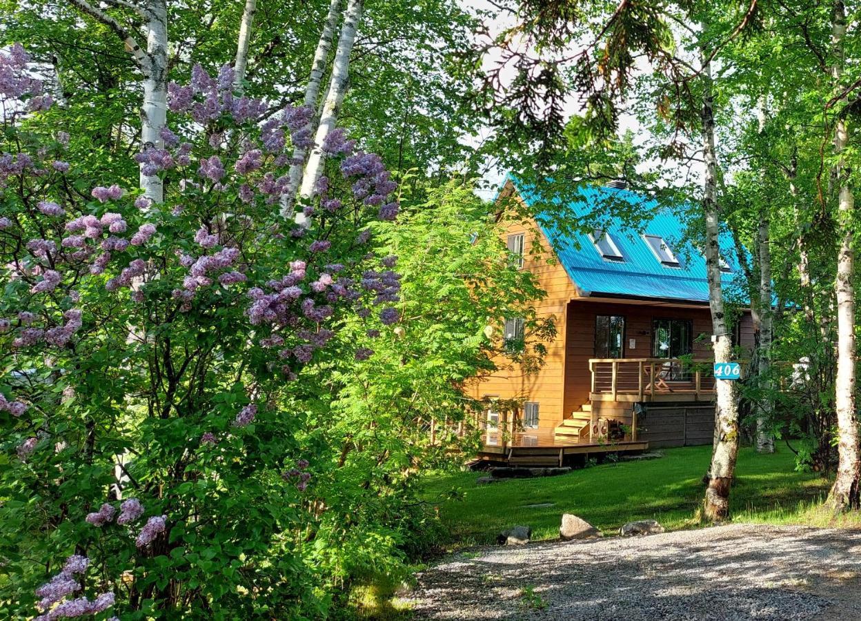 Villa La Nef Bleu à Tadoussac Extérieur photo