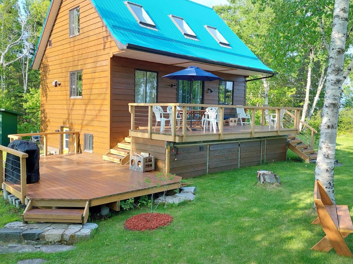Villa La Nef Bleu à Tadoussac Extérieur photo
